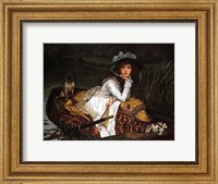 Lady in a Boat Fine Art Print
