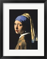 Girl with a Pearl Earring Framed Print