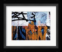 Blue Orange Layers 1 Fine Art Print