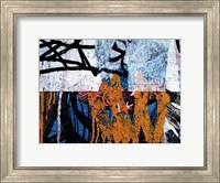 Blue Orange Layers 1 Fine Art Print