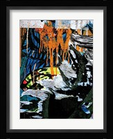 Blue Orange Layers 3 Fine Art Print