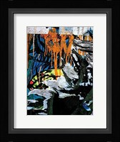 Blue Orange Layers 3 Fine Art Print