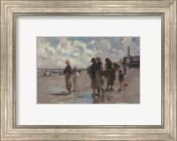 Fishing for Oysters at Cancale, 1878 Fine Art Print
