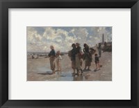 Fishing for Oysters at Cancale, 1878 Fine Art Print