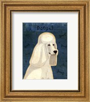 Poodle (white) Fine Art Print