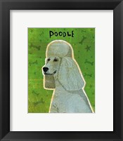 Poodle (grey) Fine Art Print