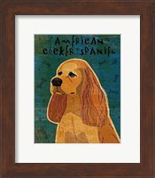 American Cocker Spaniel (buff) Fine Art Print
