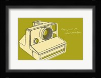 Lunastrella Instant Camera Framed Print