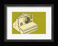 Lunastrella Instant Camera Framed Print