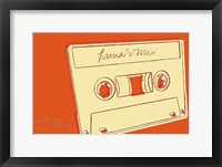 Lunastrella Mix Tape Framed Print