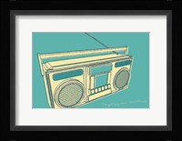 Lunastrella Boombox Framed Print