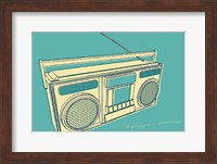 Lunastrella Boombox Fine Art Print