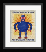 Boris Box Art Robot Framed Print