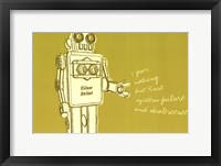 Lunastrella Robot No. 1 Framed Print