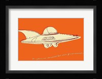 Lunastrella Flying Saucer Framed Print