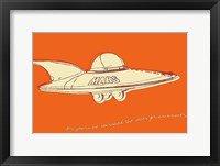 Lunastrella Flying Saucer Fine Art Print