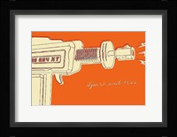 Lunastrella Raygun No. 1 Framed Print