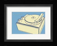 Lunastrella Record Player Framed Print