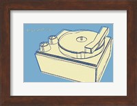 Lunastrella Record Player Fine Art Print