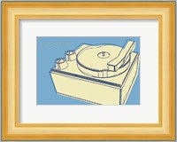 Lunastrella Record Player Fine Art Print