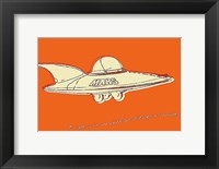 Lunastrella Flying Saucer Framed Print