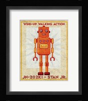 Stan Jr. Box Art Robot Framed Print