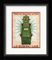 Lois Box Art Robot Framed Print