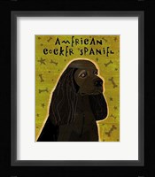 American Cocker Spaniel (black) Fine Art Print