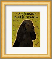 American Cocker Spaniel (black) Fine Art Print