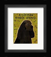 American Cocker Spaniel (black) Fine Art Print