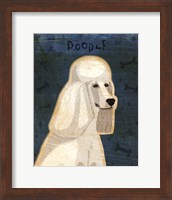 Poodle (white) Fine Art Print