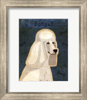 Poodle (white) Fine Art Print