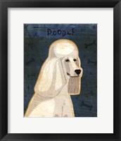 Poodle (white) Fine Art Print