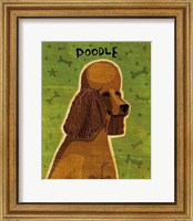 Poodle (brown) Fine Art Print