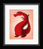 Red Dragon Framed Print