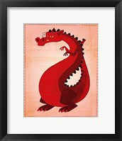 Red Dragon Framed Print