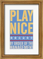 Play Nice Fine Art Print