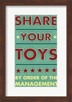 Share Your Toys Fine Art Print