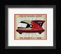 Patrol Craft 338 Box Art Tin Toy Framed Print
