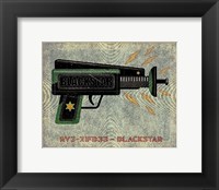 Blackstar Ray Gun Framed Print