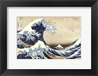 The Great Wave at Kanagawa Framed Print