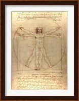 Vitruvian Man Fine Art Print