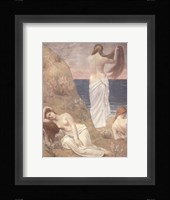 Young Women at the Sea Shore (petite version) Fine Art Print