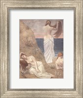 Young Women at the Sea Shore (petite version) Fine Art Print