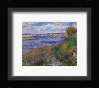 La Seine a Champrosay - Banks of the Seine River at Champrosay, 1876 Fine Art Print