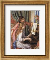 Two Young Girls at the Piano Fine Art Print