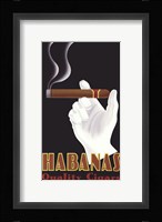 Habanas Quality Cigars Fine Art Print