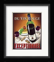 Du Vin Rouge Exceptionnel Fine Art Print