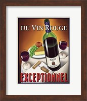 Du Vin Rouge Exceptionnel Fine Art Print