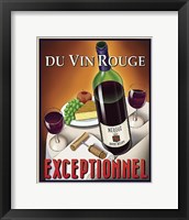 Du Vin Rouge Exceptionnel Fine Art Print